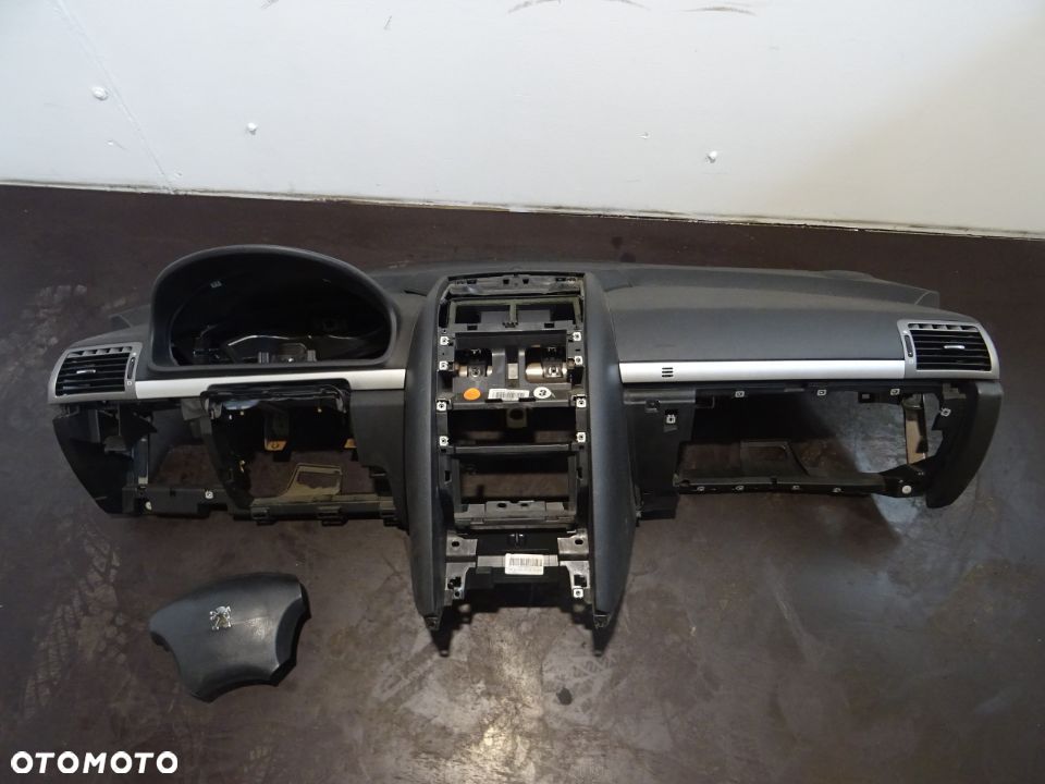 PEUGEOT 407 SW KOMBI DESKA KONSOLA KOKPIT PODUSZKA KIEROWCY - 1