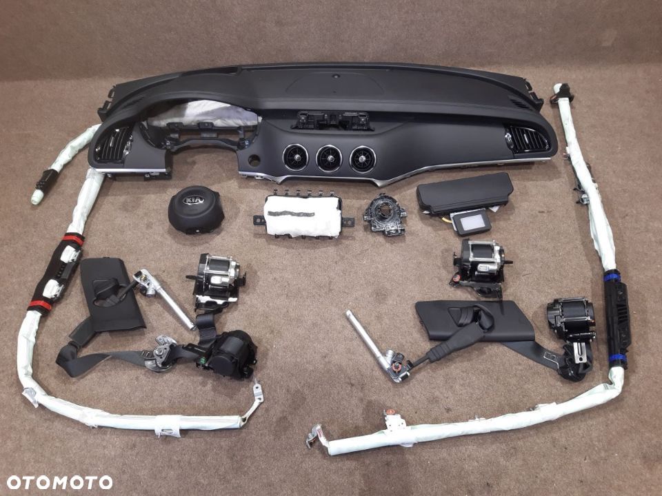 KIA STINGER 17-24r Poduszka Powietrzna AirBag Deska Pasy - 2