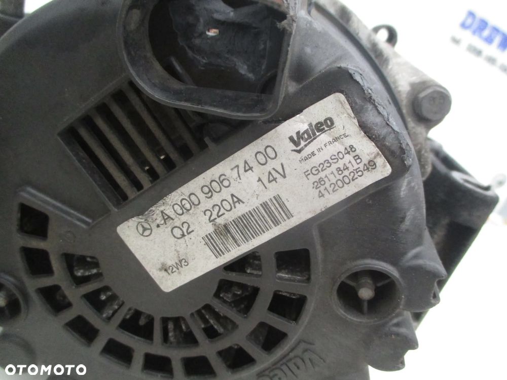 Mercedes Benz W166 ML 3.0 CDI V6 2011- ALTERNATOR A0009067400 - 3