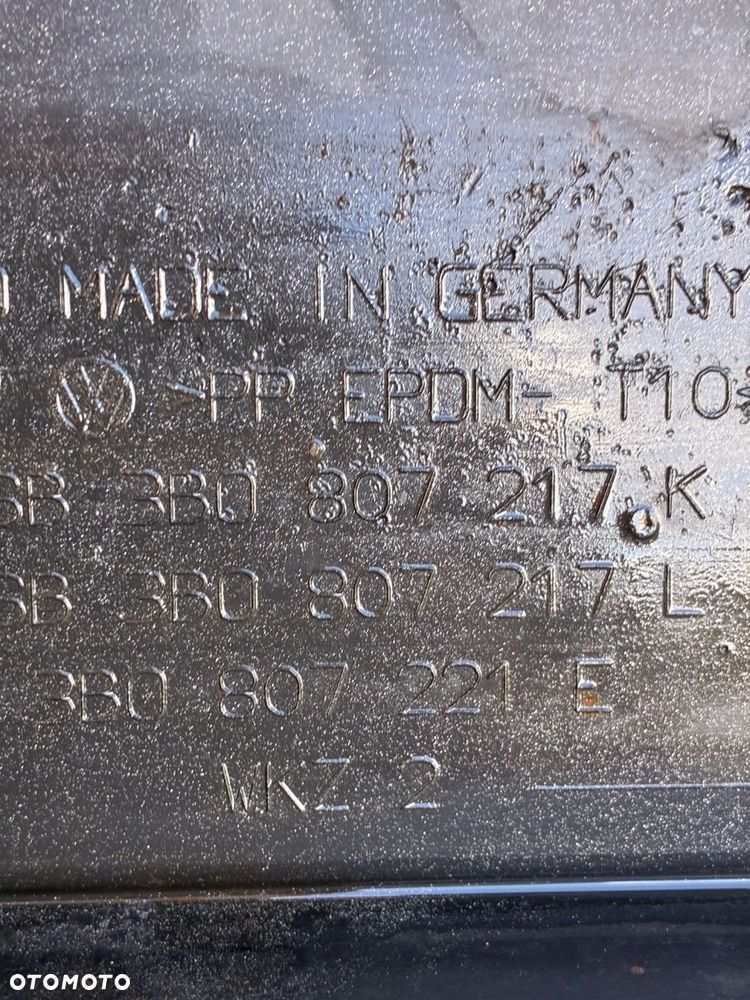 VW PASSAT B5 LIFT KOD LAK LA7W  ZDERZAK PRZÓD  PRZEDNI KOMPLET 3B0807217 - 12