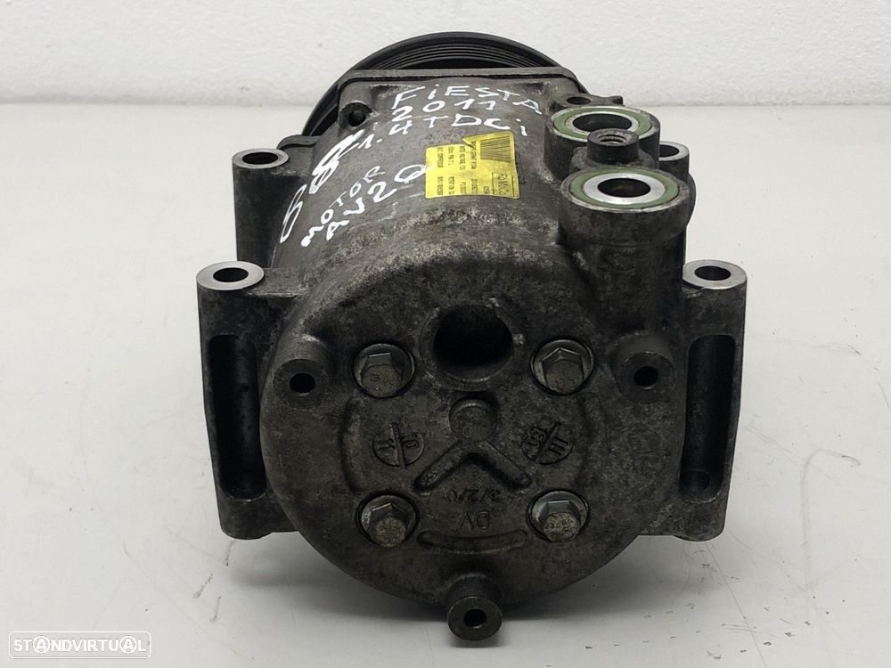 Compressor de ar condicionado FORD FIESTA VI 1.4 TDCi REF. 8V5119D629DF MOTOR KV... - 4