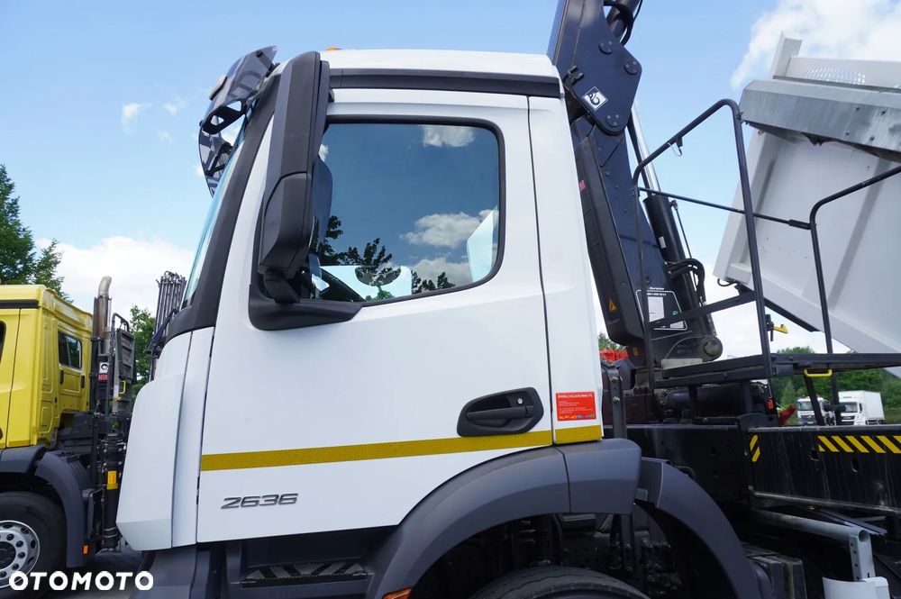 Mercedes-Benz Arocs 2636 6×4 / 100 tys. km! / HIAB X-Hiduo 188 / rotator / Wywrotka 3-stronna - 22