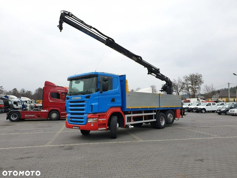 Scania R 400 LB 6x2 HDS Budowlanka Widły Oś Skrętna Super Stan - 3