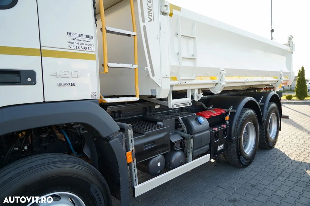 Volvo FMX 420 / 6X4 / BASCULATOR DUBLU / HIDROPOTOME / BODRMATIC / I-SHIFT / EURO 6 - 20