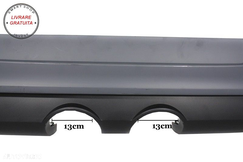 Prelungire Bara Spate VW Golf 5 V (2003-2007) R32 Look cu Sistem de evacuare- livrare gratuita - 5