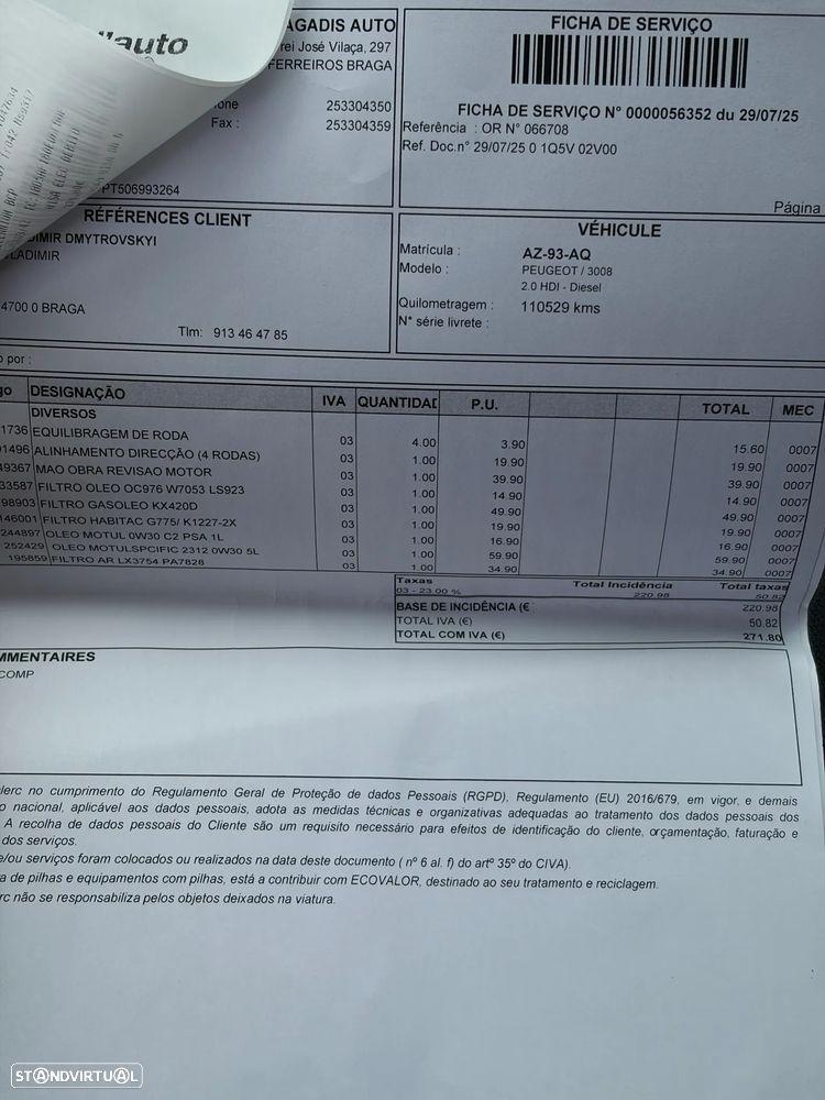Peugeot 3008 HDi 160 Auto Allure - 56