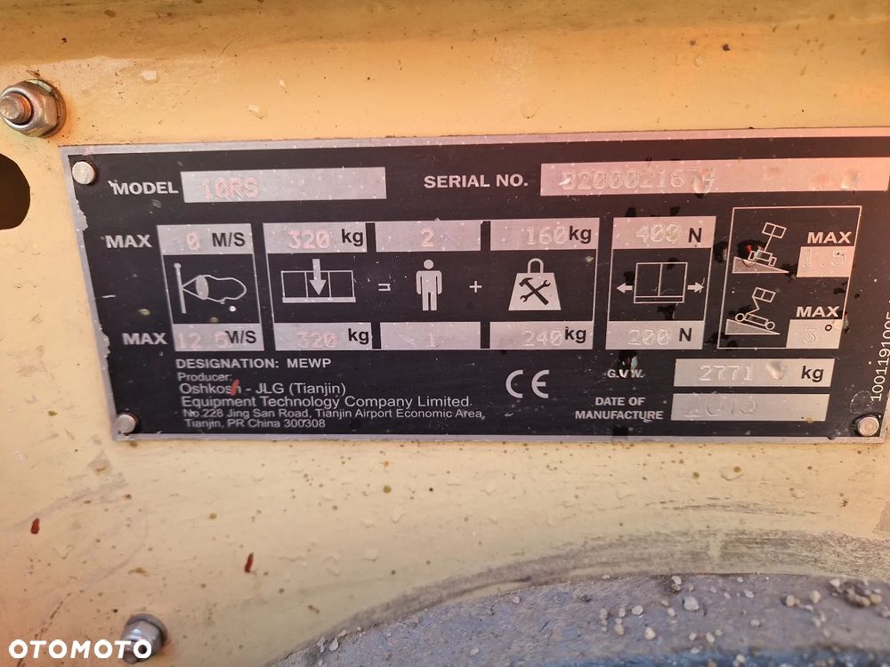 JLG 10RS M478 - 9