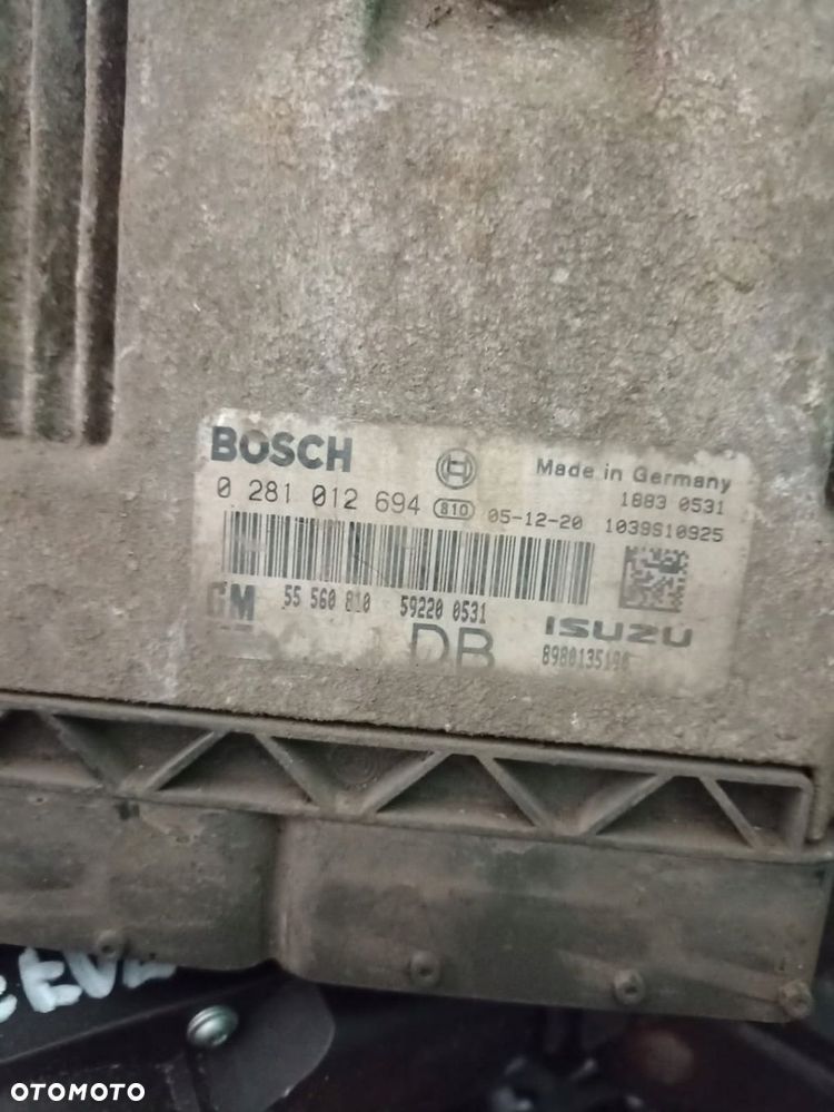 OPEL ASTRA III H 1.7 CDTI KOMPUTER ZESTAW 55560810 - 2