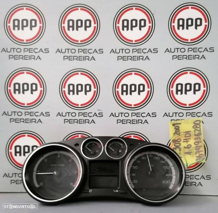 Quadrante Peugeot 308 1.6 HDI  2011 referência 9674936280. - 1