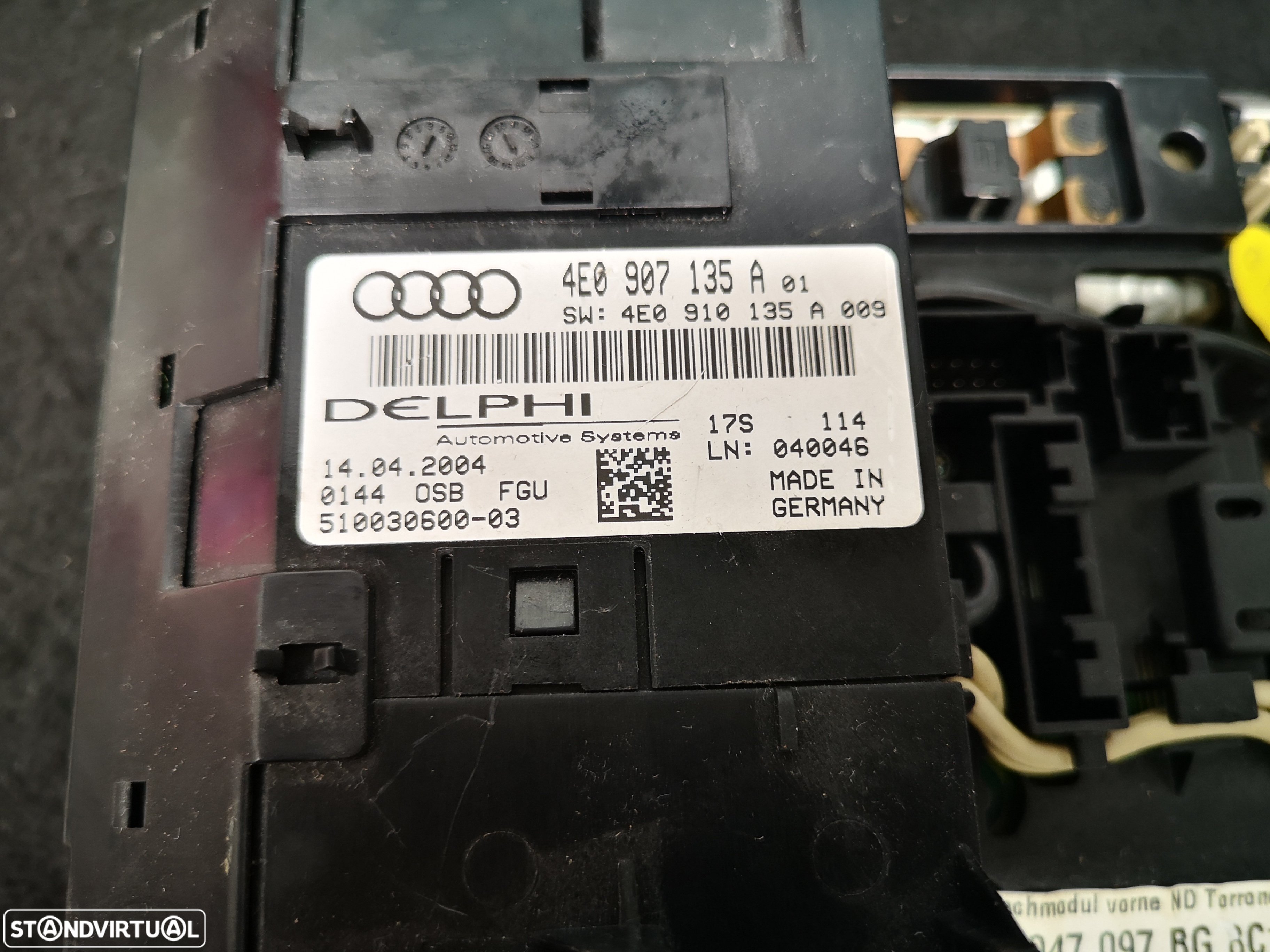 Plafonier Luz interior originais frente audi a8 d3 4e0 2003+ - 6