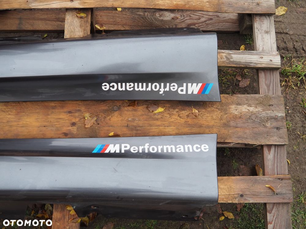 Listwy nakładki progowe BMW seria 3 E90 Mpakiet Sparkling Graphite - 5