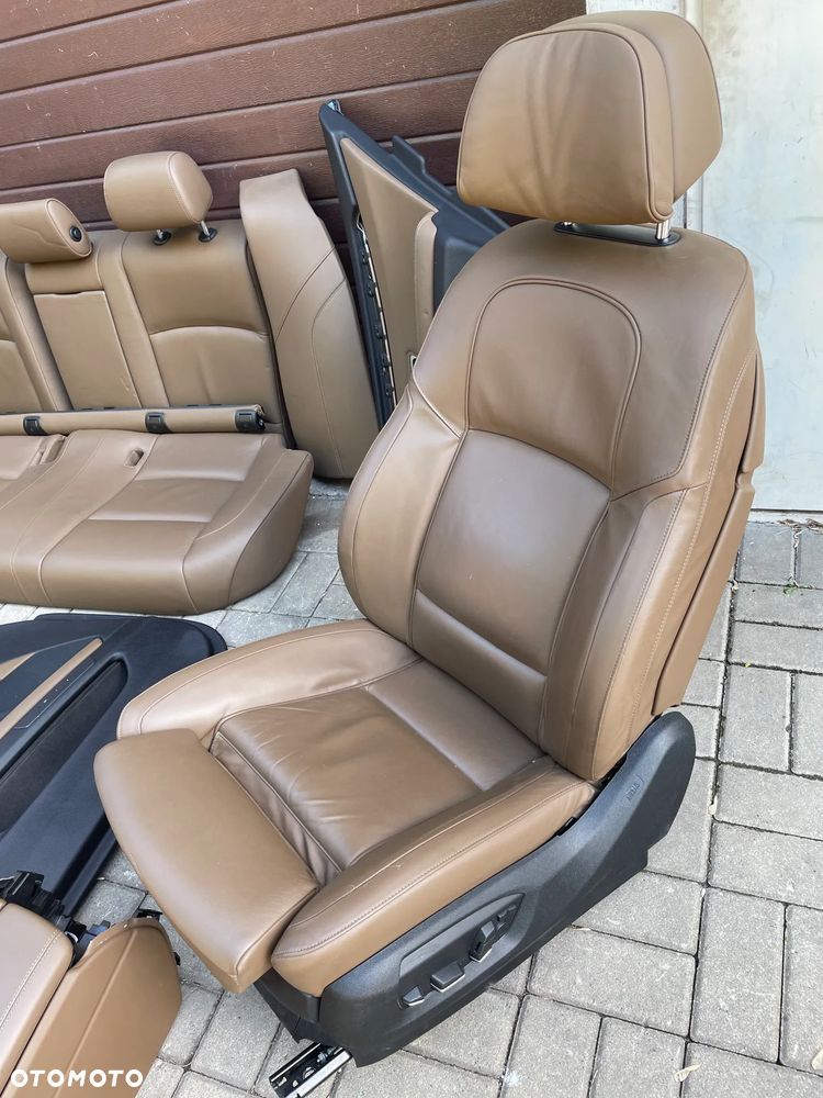 BMW 5 F10 LCI wnętrze INDIVIDUAL fotele komfort kanapa konsola zestaw - 2