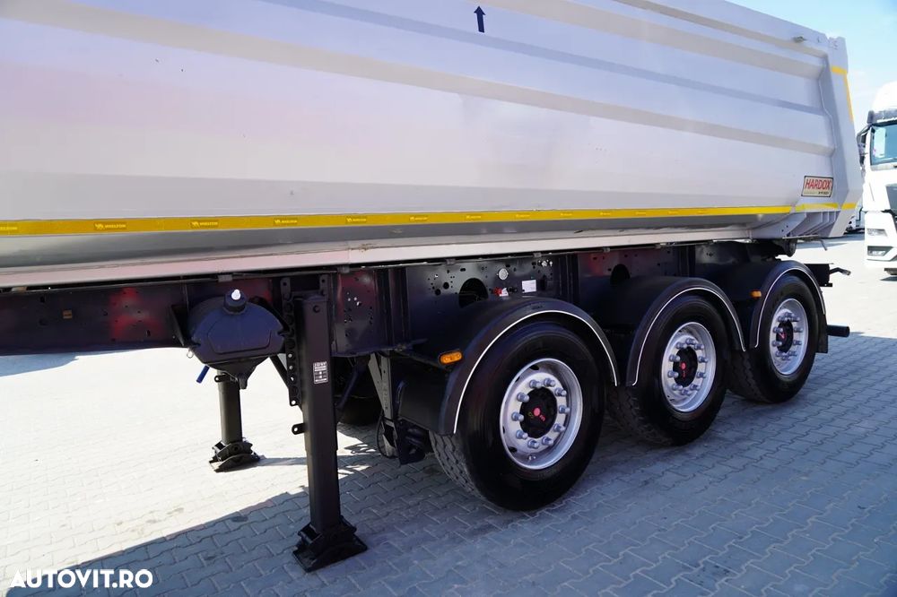 Wielton BASCULATOR / 26 M3 / HARDOX / MANEVRA HP / AXĂ RIDICATĂ / SAF - 10