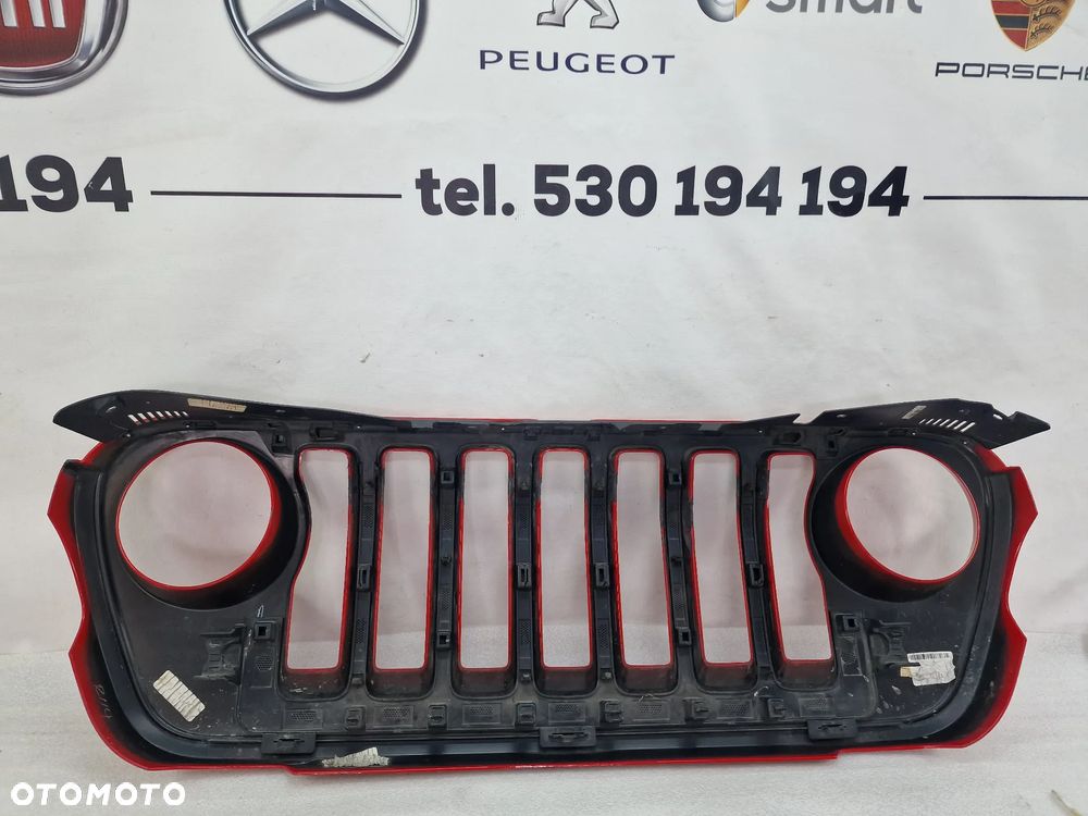 JEEP WRANGLER SAHARA SPORT VILIS WILLIS RUBIKON RUBICON JL 18- ATRAPA / GRILL PRZEDNI PRZÓD , NR 6BY75TRMAC + 68295587AC , NR AUKCJI GL796 - 16