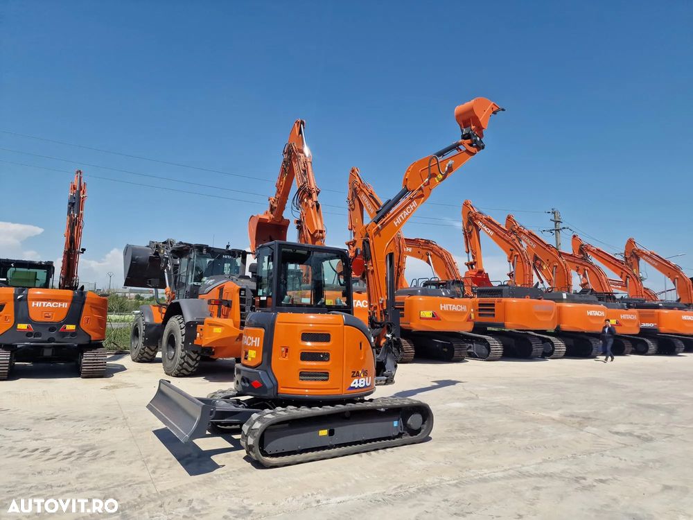 Hitachi ZX48, 5 tone, NOU, CUPLA RAPIDA+3 CUPE noi, Aer conditionat, Instalatia picon pe bratele de excavare, Computer de bord, produs in JAPONIA, posibilitate leasing 5 ani-PROMOTIE 54.500 EUR+Tva - 3