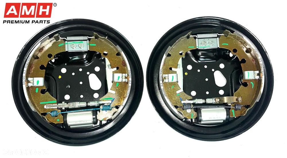 Tarcza kotwiczna tylna kompletna (P + L) do Ford Fiesta FC203202 AMH03202 - 1