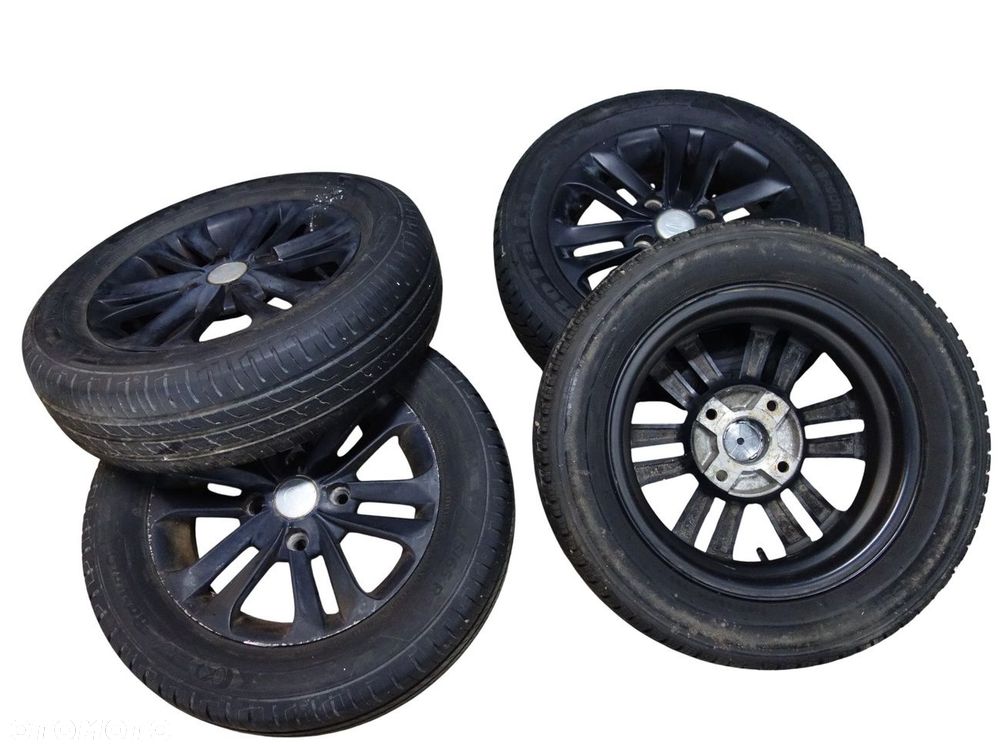 Felgi aluminiowe z oponami komplet 14 cali Microcar Bellier Jade Divane Opale Yanmar - 14