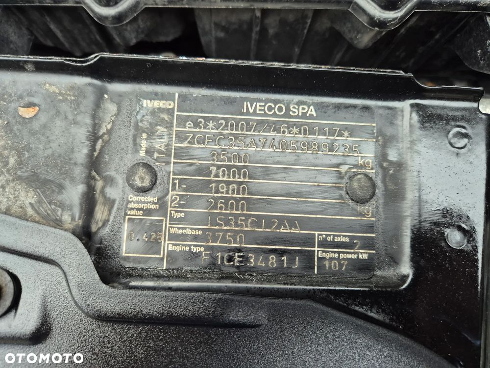 Iveco DAILY 35C15 KONTENER 4.20 WINDA  KLIMA - 11