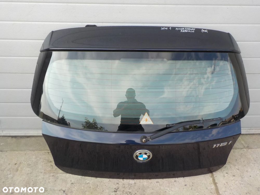 BMW SERIA 1 E87 KLAPA BAGAZNIKA KOLOR MONACOBLAU METALLIC
