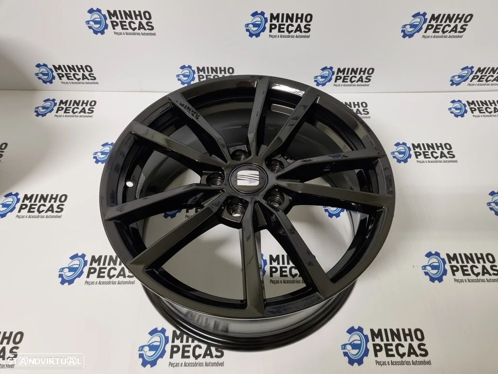 Jantes Seat Leon em 17 Preto Brilho (5x112) - 7