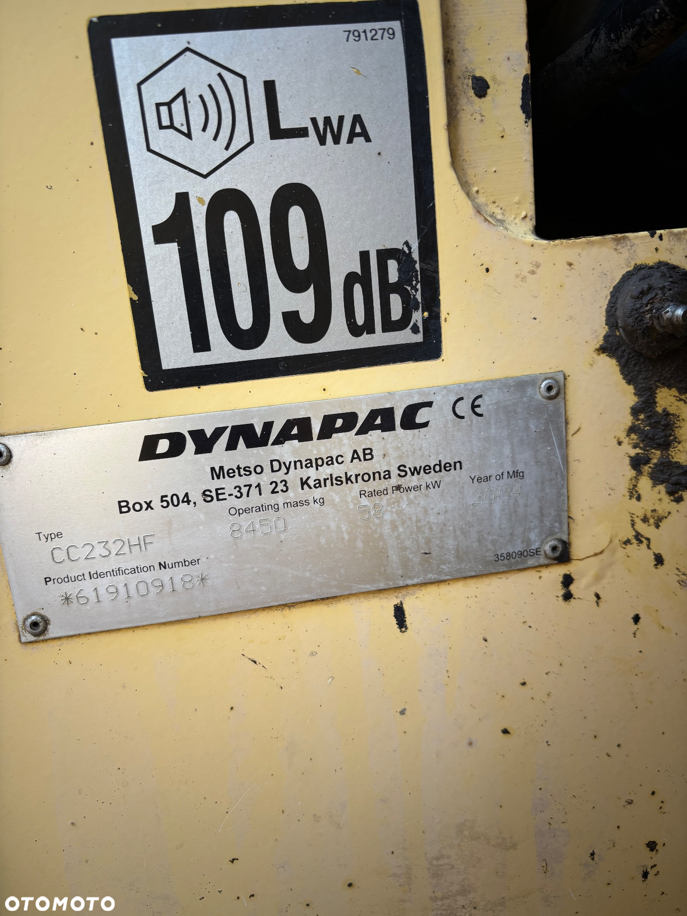 Dynapac CC232HF WAGA 8TON , STAL STAL B. DZIELONE, kierownica,obcinarka - 11