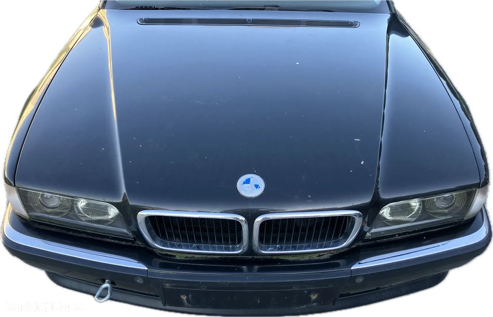 KOMPLETNY PRZÓD BMW E38 PRZED LIFT COSMOSSCHWARZ 303 COSMO MASKA ZDERZAK BŁOTNIK WENTYLATOR CHŁODNICA LAMPA PAS LAMPY CHŁODNICE ZAMEK ZAMKI