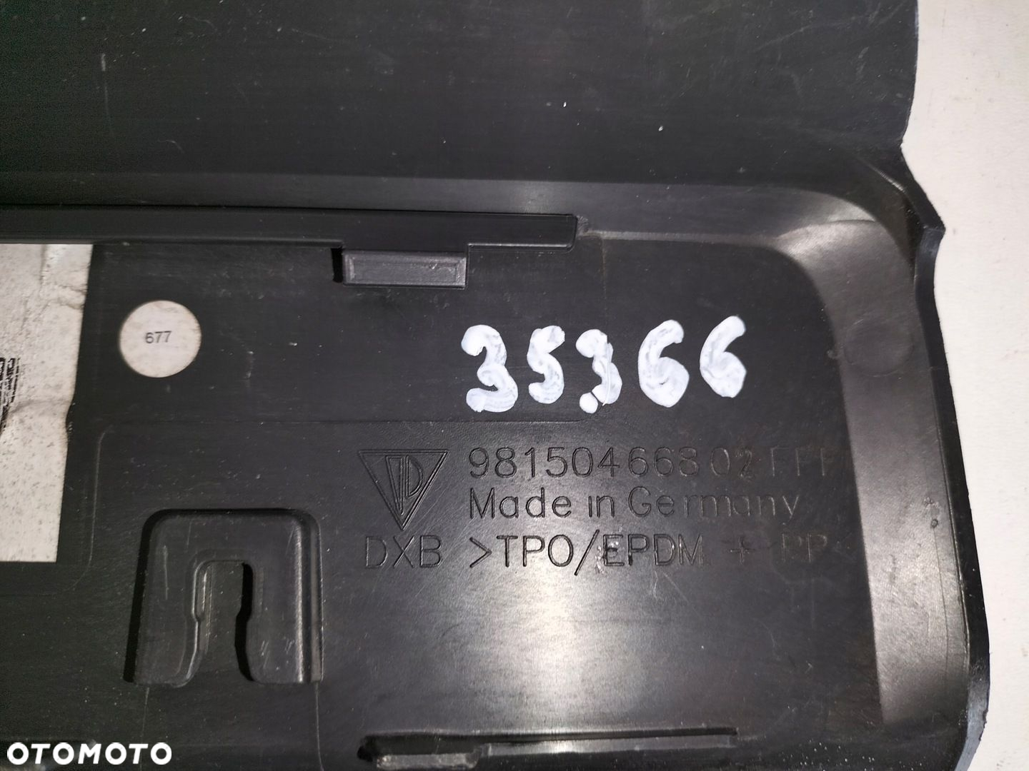 Nakładka listwa progowa prawa PORSCHE BOXSTER SPYDER 981 12- - 7