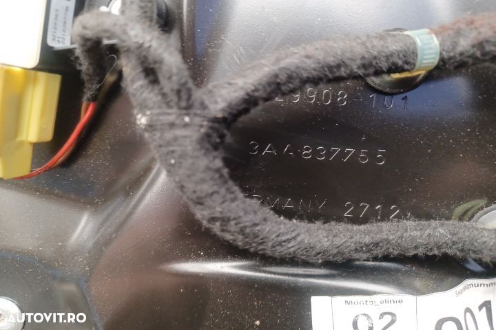 Macara geam fata stanga electrica 3AA837755 3C0959793C 3AA959701A 3AA - 2