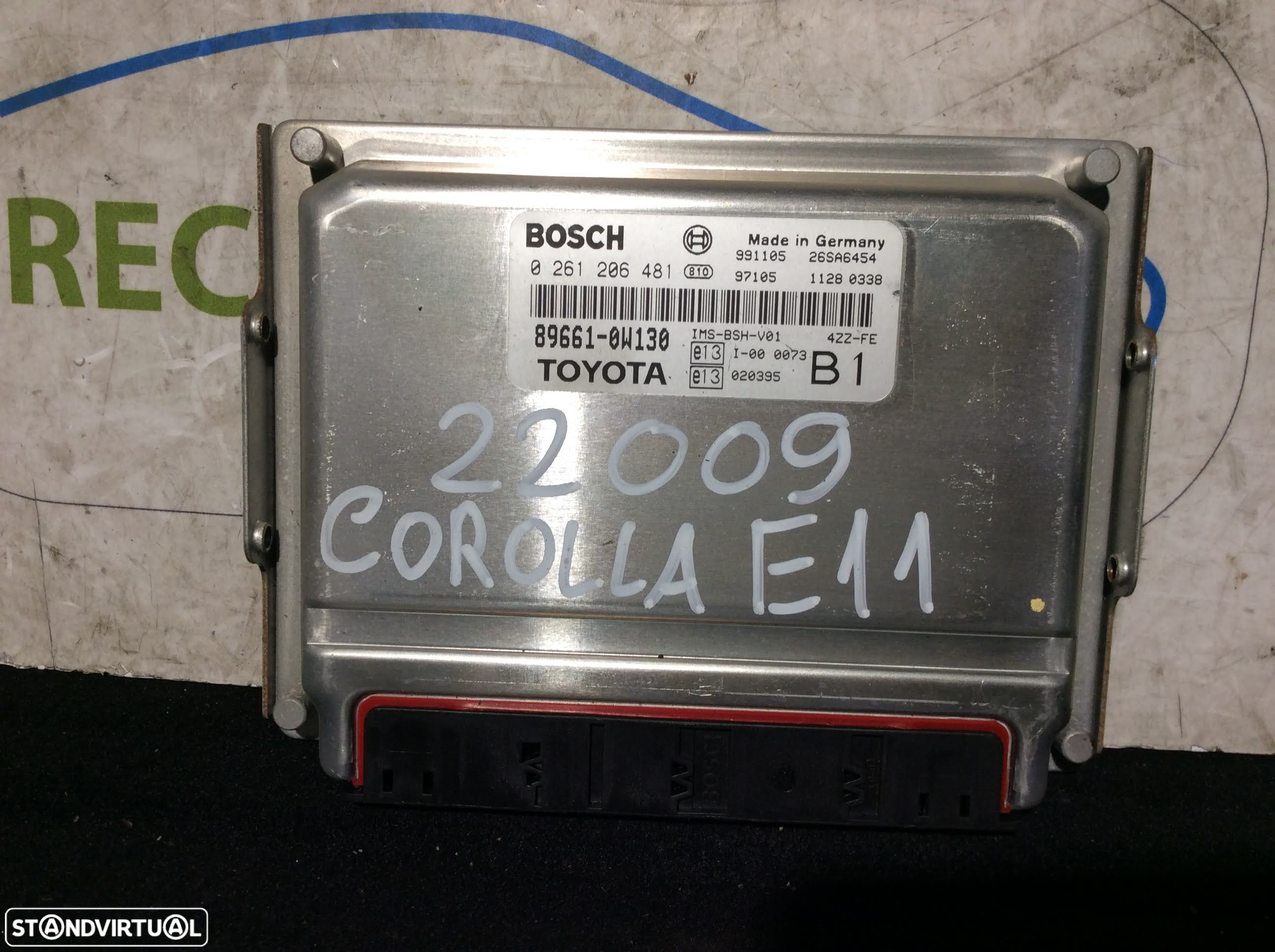Centralina Motor Toyota Corolla E11    0261206481 - 2