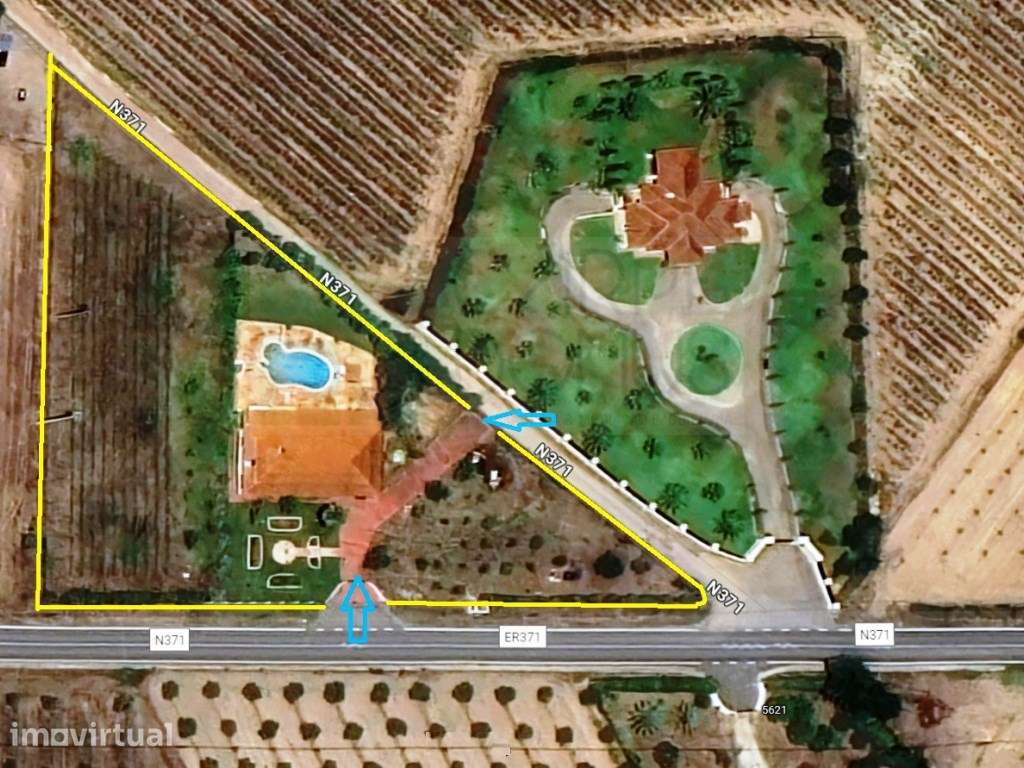 Quinta com moradia térrea T4, piscina com jardim, garagem e vinhas,... - Grande imagem: 3/42