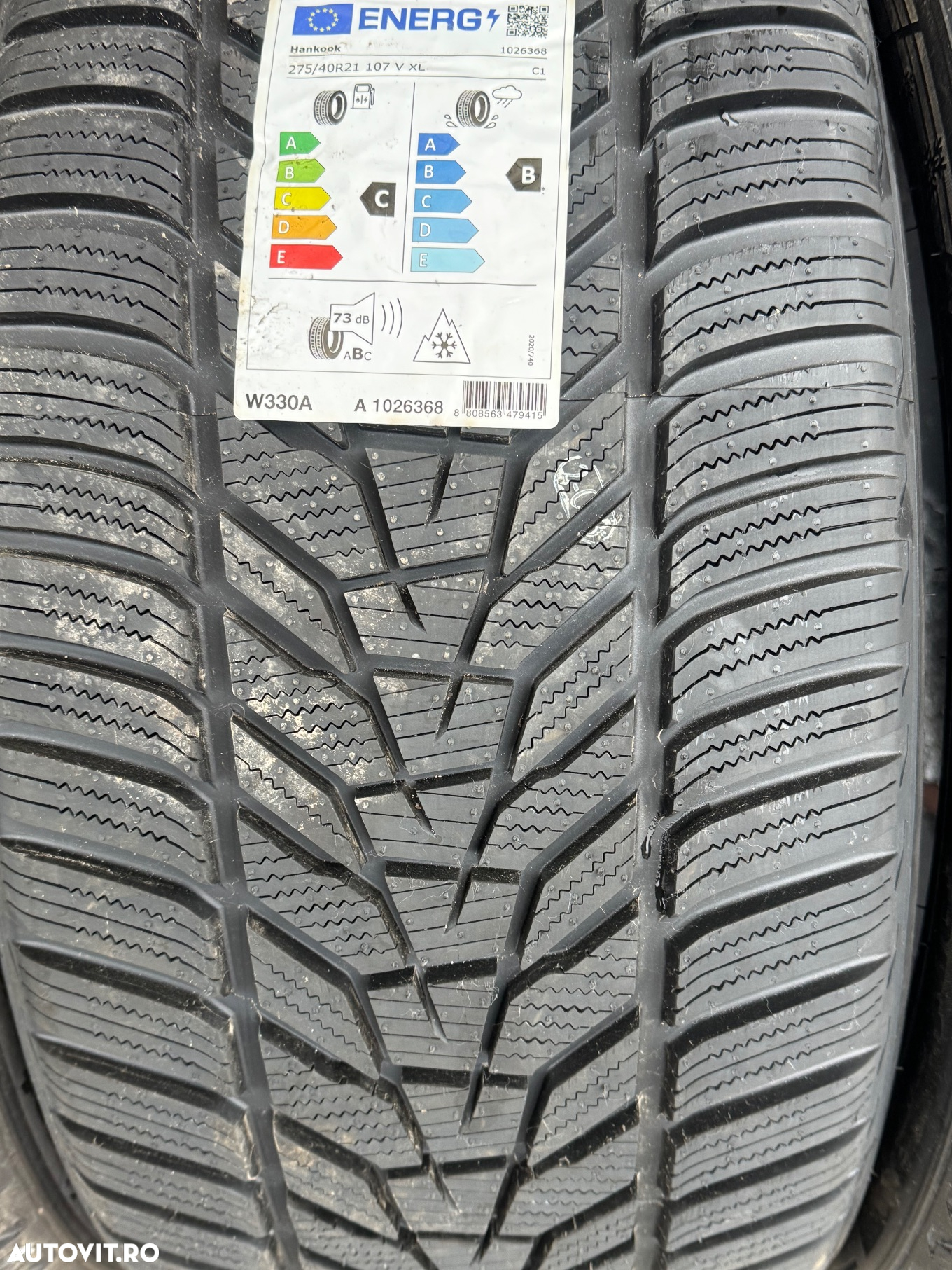 Vând set anvelope 275/40/21-305/35/21 hankook de iarnă noi - 4