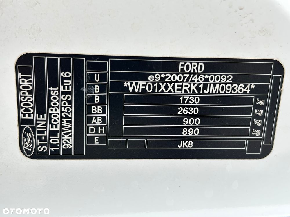 Ford EcoSport 1.0 EcoBoost ST-LINE - 40