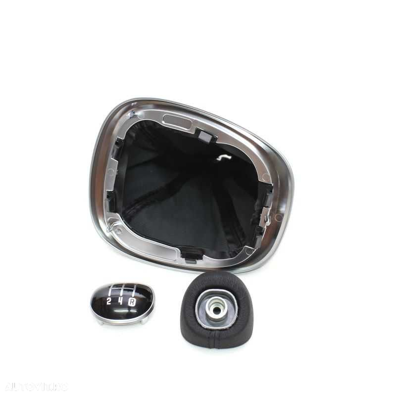 Nuca piele Fiat 500L cu manson schimbator - 4