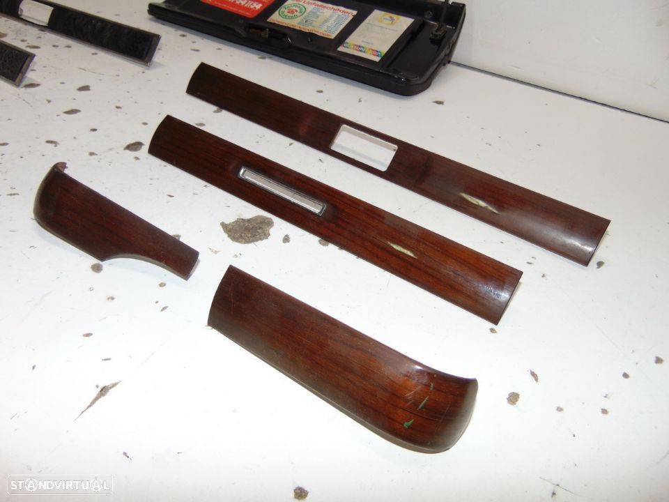 Mercedes w123 tampa de porta luvas e frisos do tablier - 8