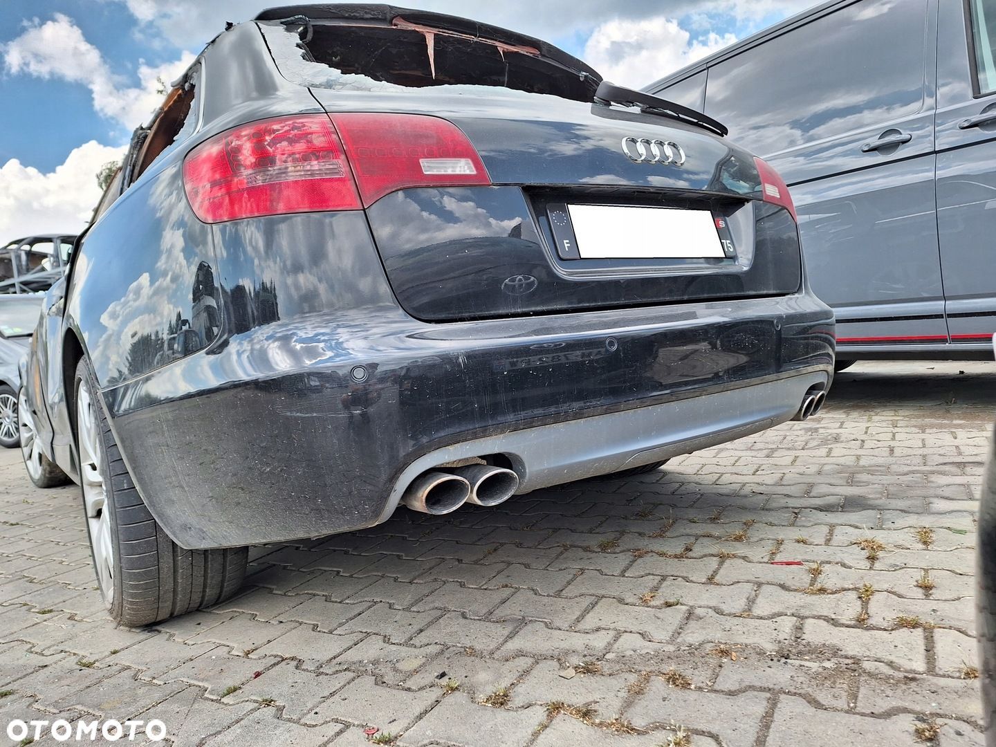 AUDI S6 A6 C6 4F5 ZDERZAK TYŁ PDC LZ9Y AVANT KOMBI S-LINE QUATTRO - 1