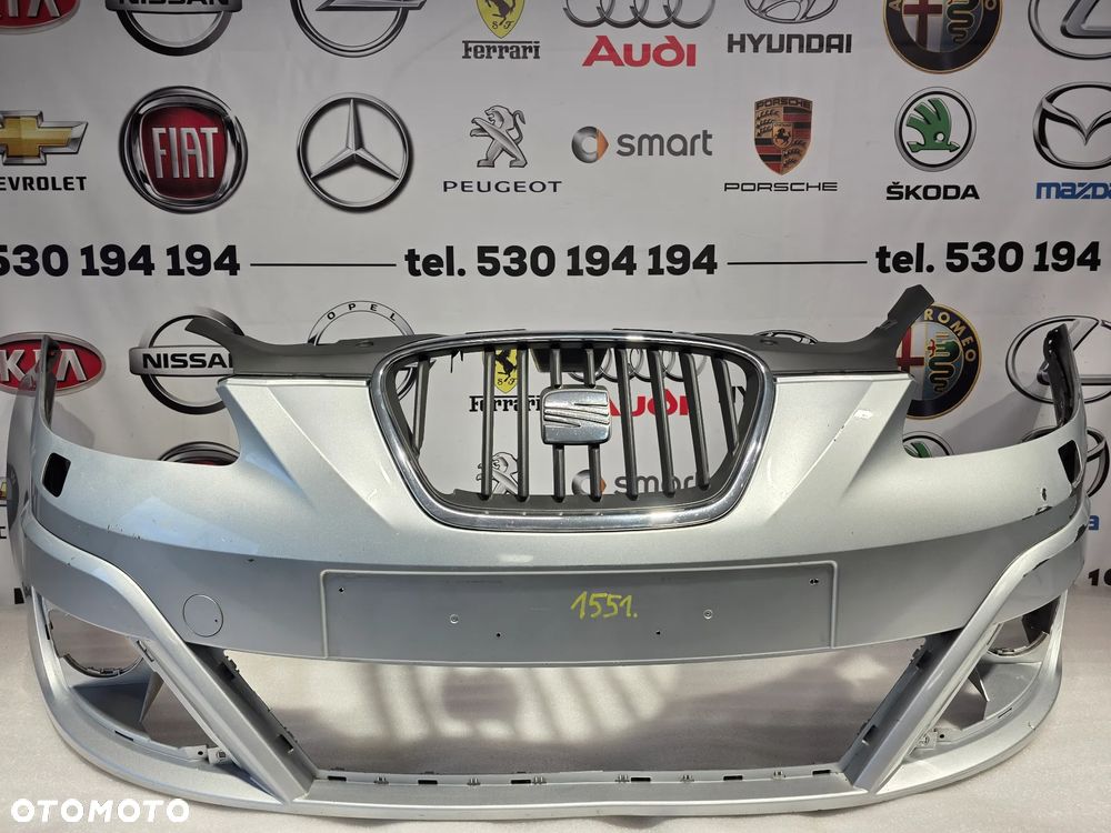 SEAT ALTEA LIFT 09- ZDERZAK PRZEDNI PRZÓD NA SPRYSKI , NR 5P9807221 , NR AUKCJI NZ1551 - 1