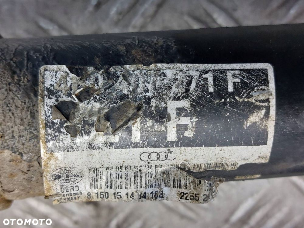 PÓŁOŚ LEWY PRAWY PRZÓD AUTOMAT AUDI A6 C5 2.4 V6 4B0407271F 4B0407272F - 6