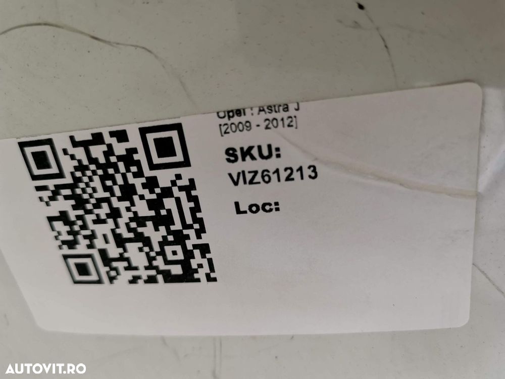 Bara Spate Opel  Astra J 2009 2010 2011 2012 Originala In Stare Buna - 8