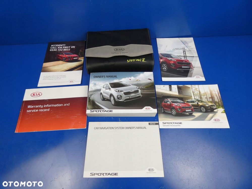KIA SPORTAGE IV ETUI KSIĄŻKA INSTRUKCJA - 1