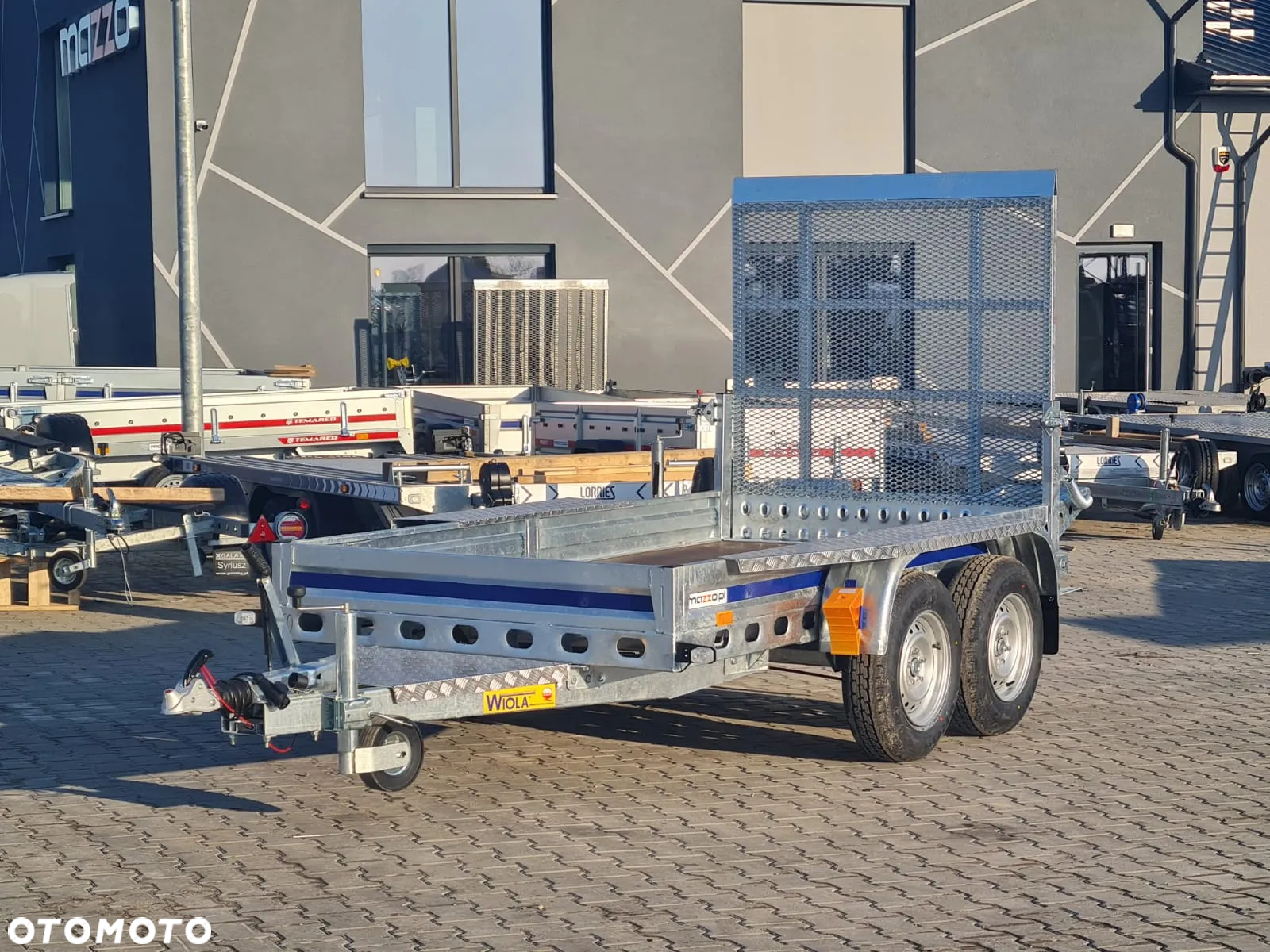 Wiola Dostawa przyczepa koparkowa budowlanka z trapem 292x142x20cm DMC2700 kg MOCNA I SOLIDNA - 5