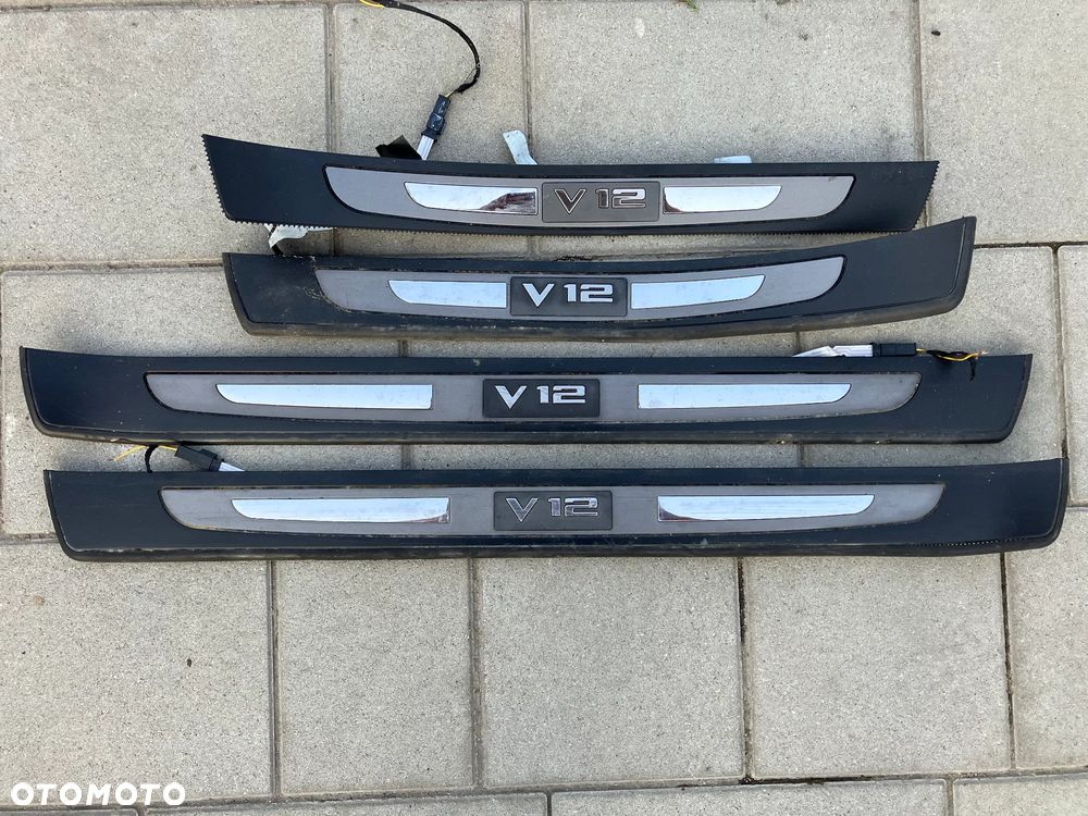 LISTWY PROGOWE BMW E65 V12 760i PODŚWIETLANE RARYTAS - 1