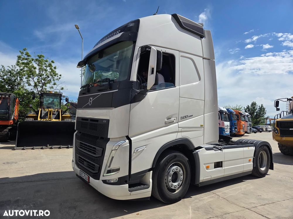 Volvo FH 500, 2022, 543.610km, rulata in GERMANIA, 2 paturi, Aeropachet spoilere cabina, spoilere sasiu, 2 rezervoare, Frigider, Aer conditionat STATIONARE, CIV, anv Michelin 70% ok, Automata, Navigatie, posibilitate leasing-PROMOTIE 53.900 EUR+Tva - 2