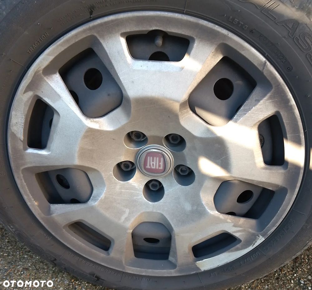 FITA DOBLO II MAXI LIFT FELGI STALOWE KOŁPAKI KOMPLET 16'' 5*98 - 4