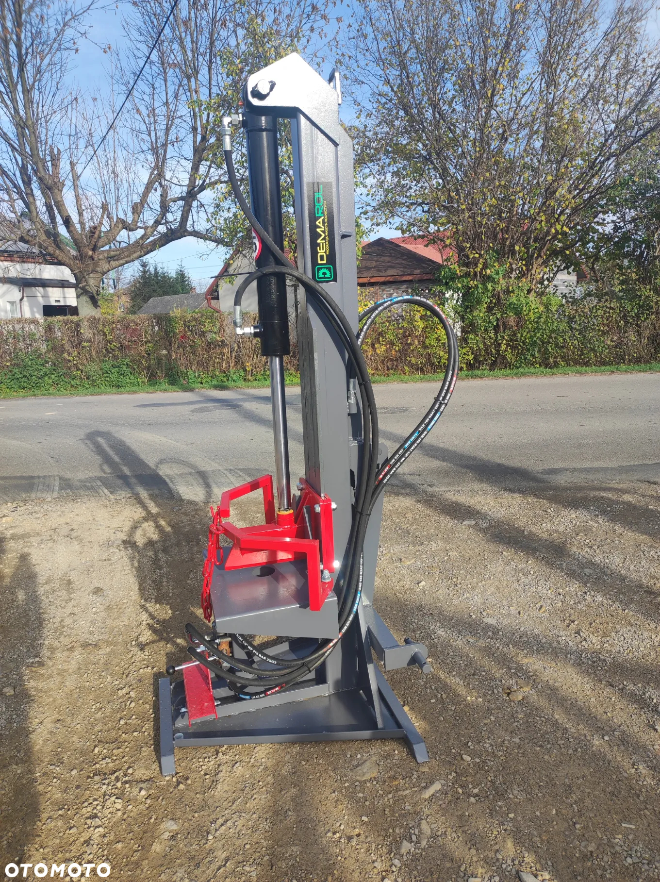 hydrauliczna pionowa łuparka rozłupywarka do drewna / nacisk 20t - 2