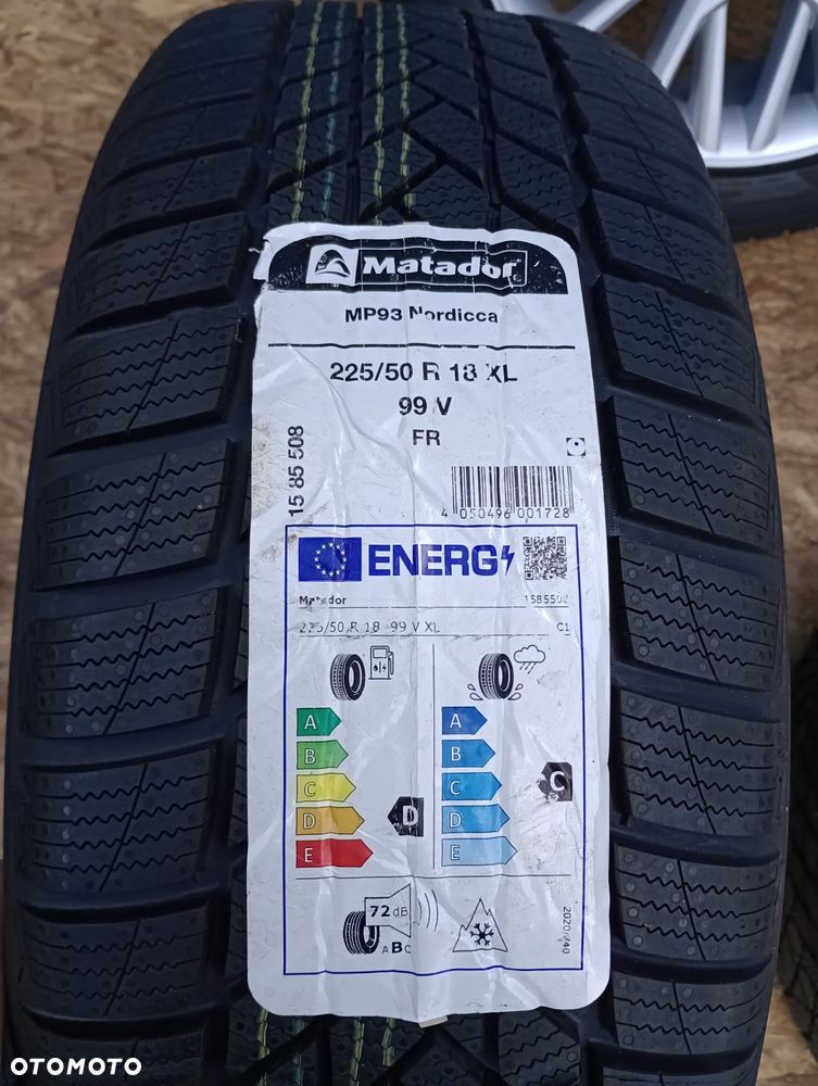 KOŁA ZIMOWE ALUMINIOWE TOYOTA C-HR 5x114 R18 7J ET50 CZUJNIKI TPMS OPONY NOWE MATADOR NORDICCA 225/50 R18 - 12