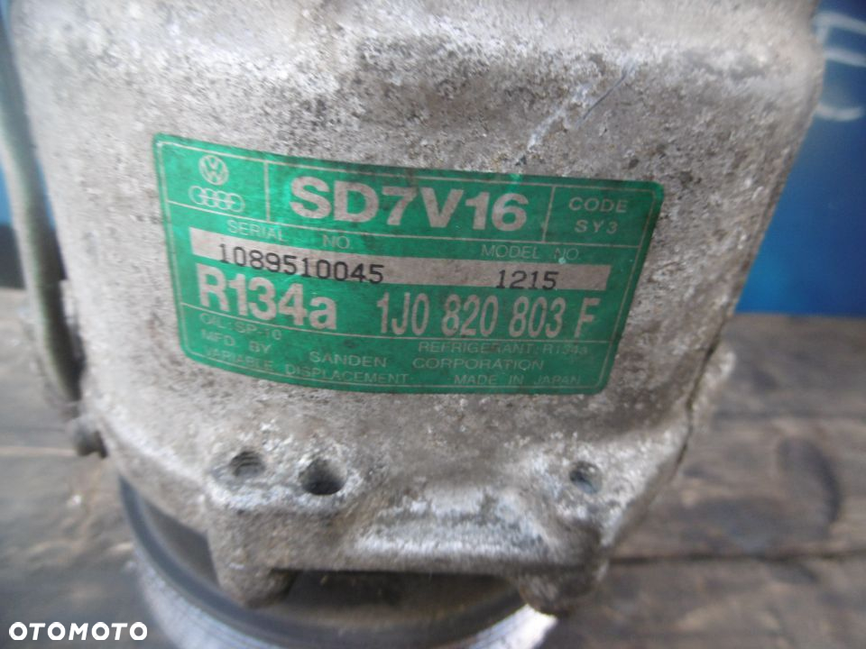 Sprężarka klimatyzacji A3 GOLF LEON 1J0820803F SD7V16 - 4