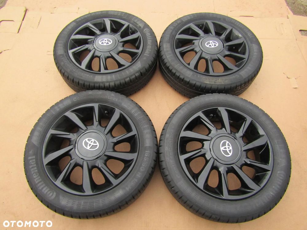 4x FELGI KOŁA 15 Citroen C1 Toyota Aygo II IQ Peugeot 107 108 / + Opony 165/60 LETNIE - 1