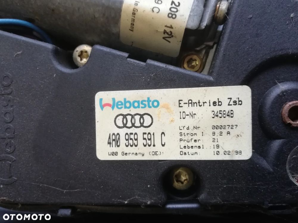 SZYBERDACH AUDI A8 D2 4B0959591C kompletny ! - 3
