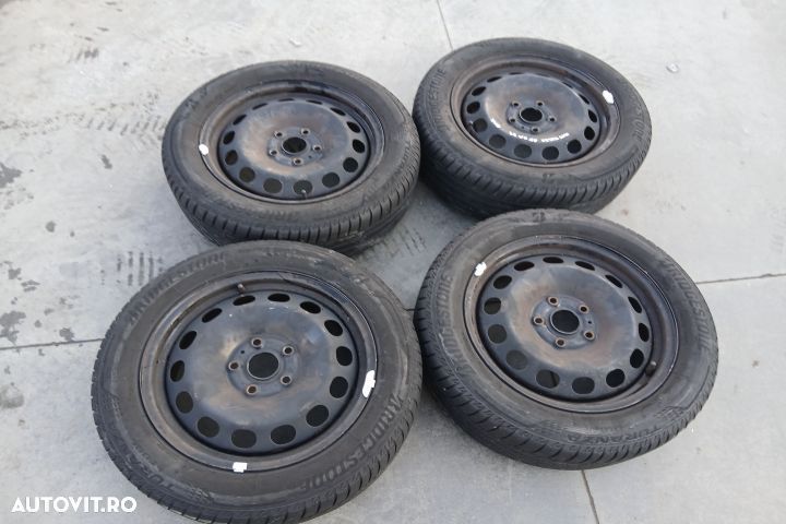 Jante tabla cu anvelope 16 - set 205/55 R16 1K0601027BD 61/2JX16H2 20 - 2