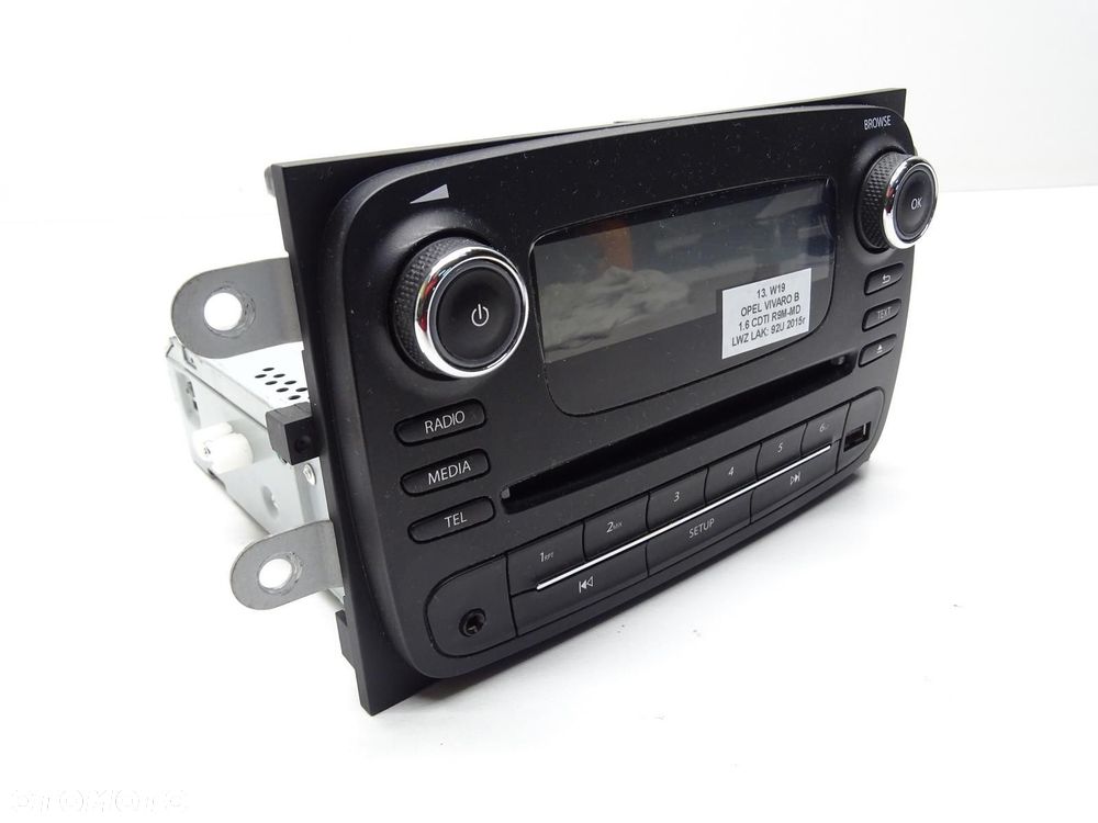 RADIO RADIOODTWARZACZ CD 93458577 OPEL VIVARO B TRAFIC III - 3